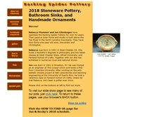Tablet Screenshot of barkingspiderpottery.com